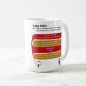 jezza-belle koffiemok (Voorkant rechts)