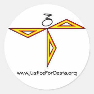 JFD Blad van Ronde Stickers