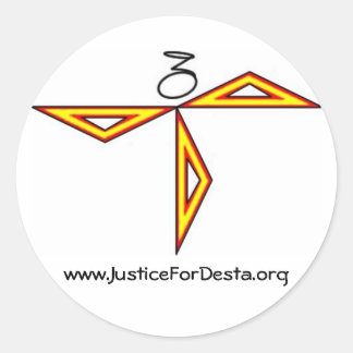 JFD Blad van Ronde Stickers
