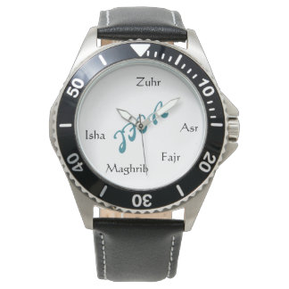 JFIA Tazkir Collectie Mannen lederen horloge