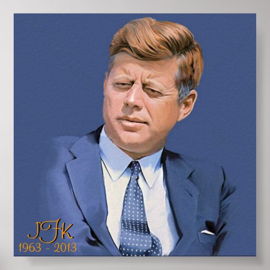JFK 1963 - 2013 POSTER (Voorkant)