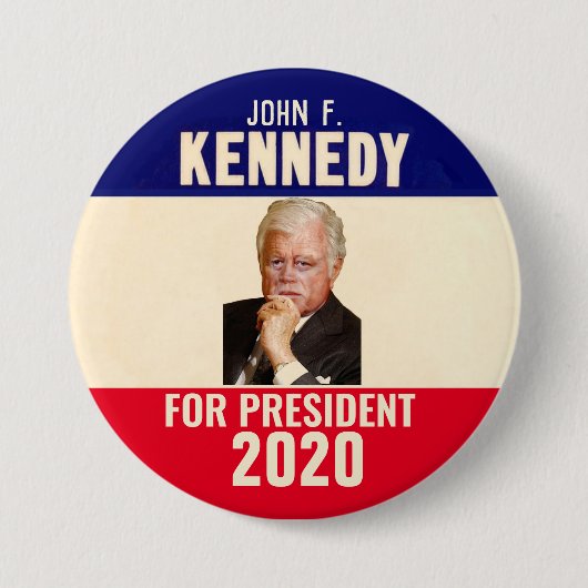 JFK 2020 RONDE BUTTON 7,6 CM (Voorkant)