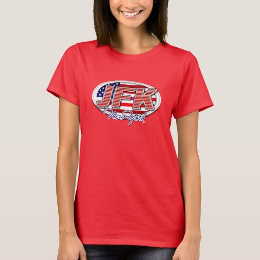 JFK Airport Code T-Shirt (Voorkant)
