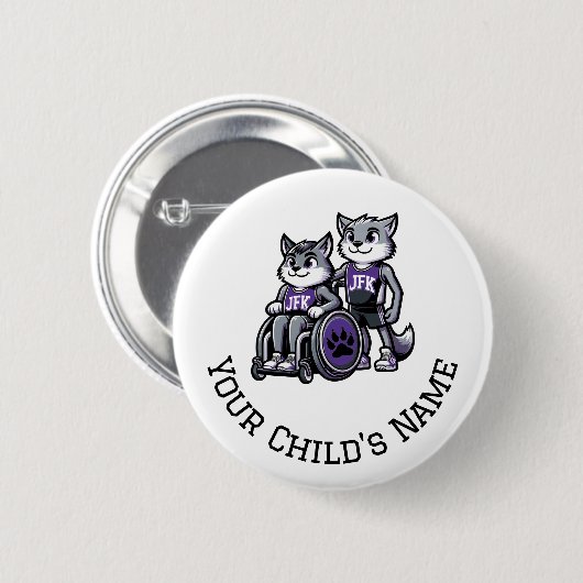 JFK Button: Pas me aan! Ronde Button 5,7 Cm (Voorkant /achterkant)