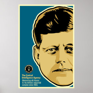 JFK CIA-Poster Poster