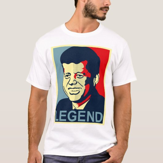 jfk , een echte legende t-shirt (Voorkant)