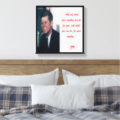 JFK et Demander de ne pas citer de toile Imprimer (Insitu(Chambre))