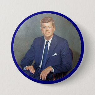 JFK Forever Ronde Button 7,6 Cm