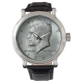 JFK halve dollar Mannen Horloge