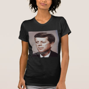 JFK herstelt het beroemde citaat van de Rij T-shirt