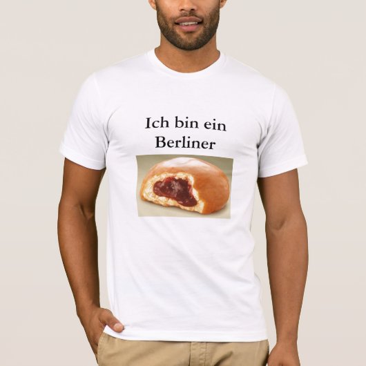JFK, Ich bin ein Berliner T-shirt (Voorkant)