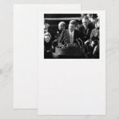 JFK Inauguaration Briefpapier (Voorkant / Achterkant)