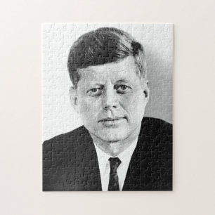 JFK John F. Kennedy Black & White Legpuzzel