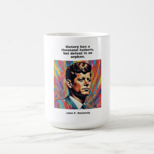 JFK John F. Kennedy citaat motivatie inspiratie Koffiemok