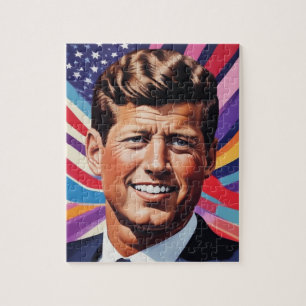 JFK John F. Kennedy Motivatie inspiratie Legpuzzel