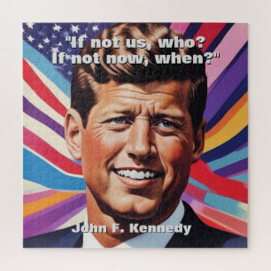 JFK John F. Kennedy Quote Motivatie inspiratie Legpuzzel