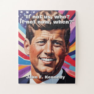 JFK John F. Kennedy Quote Motivatie inspiratie Legpuzzel