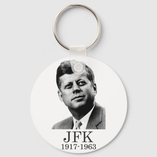 JFK - John F. Kennedy Sleutelhanger (Voorkant)