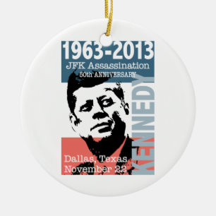 JFK Kennedy Assassination Jubileum 1963 - 2013 Keramisch Ornament