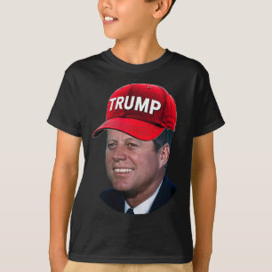 Jfk met Trump-hoed Funny John F Kennedy Meme Gr T-shirt