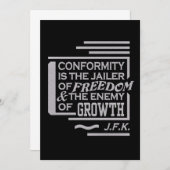 JFK-offerte Kaart (Voorkant / Achterkant)