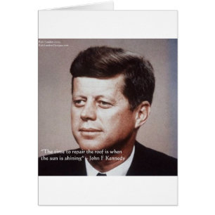JFK Réparer La Citation Célèbre Du Toit