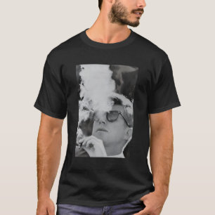 JFK Roken met tinten John F Kennedy President T-shirt
