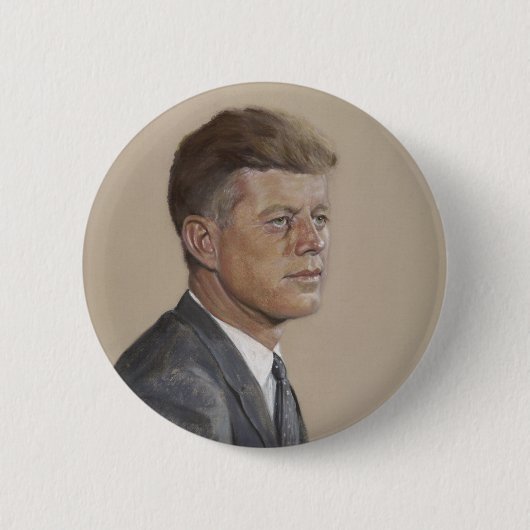 JFK RONDE BUTTON 5,7 CM (Voorkant)