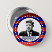 JFK RONDE BUTTON 7,6 CM (Voorkant /achterkant)