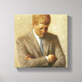 JFK schilderen op Canvas (Voorkant)