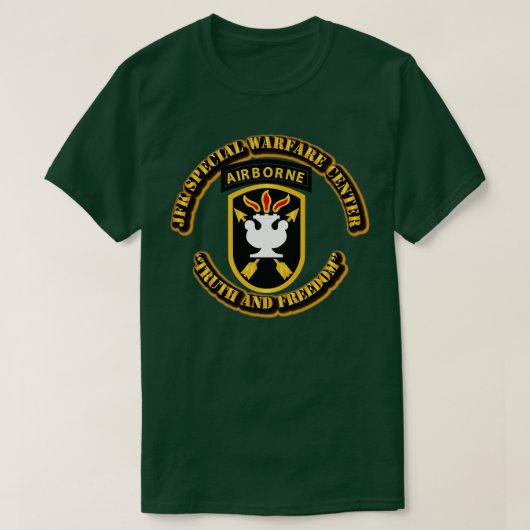 JFK Special Warfare Center T-shirt (Design voorkant)