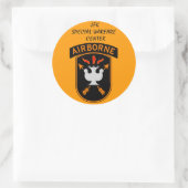 JFK SPECIAL WARFARE CENTRUM RONDE STICKER (Tas)