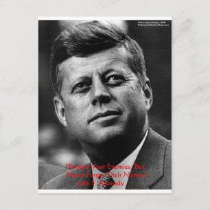 JFK "Vergeef niet vergeet" Gifts & Kaart van het c