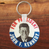 JFK voor President - Sleutelhanger (Voorkant)