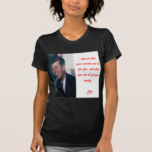 JFK & Vraag Niet Quote T-shirt
