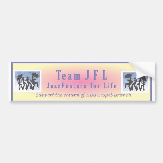 jfl. bumpersticker (Voorkant)