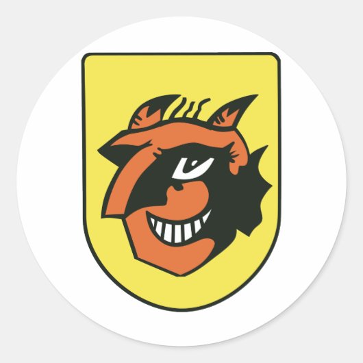 JG54 Embleem Ronde Sticker (Voorkant)