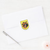 JG54 Embleem Ronde Sticker (Envelop)