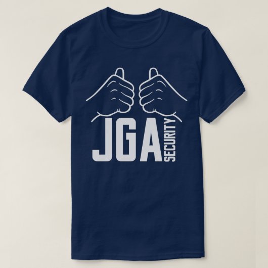 JGA Bachelor Party Security Management Cadeft 1 T-shirt (Design voorkant)