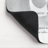 JGA Instructor Meditation Tree Pose Om Sign Quote Muismat (Hoek)