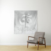 JGA Instructor Meditation Tree Pose Om Sign Quote Wandkleed (In situ)