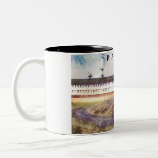 JHQ Rheindahlen HerdenkingsMok Tweekleurige Koffiemok (Links)