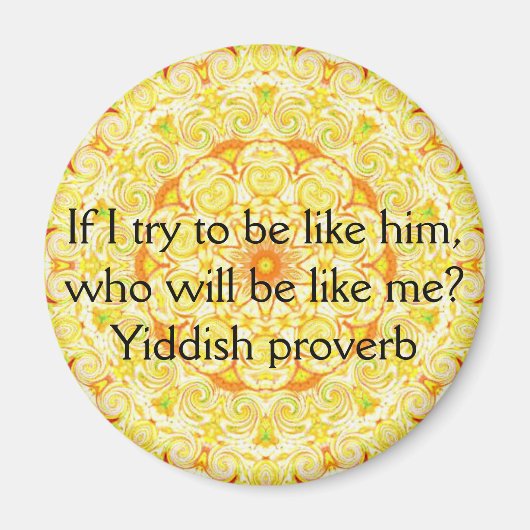 Jiddisch spreekwoord magneet (Voorkant)