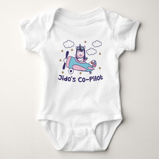 Jido's Co-Pilot - Eendvliegtuig Romper (Voorkant)