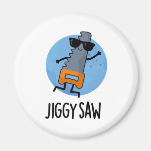 Jiggy Zag Grappig Dancing Tool Pun Magneet