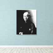 Jigoro Kano Ingewikkeld Canvas (Insitu (Houten vloer))