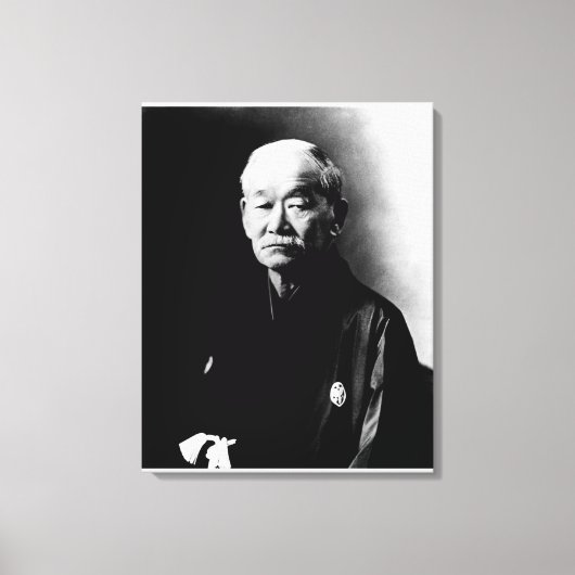 Jigoro Kano Ingewikkeld Canvas Afdruk (Voorkant)