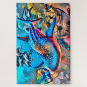 Jigsaw Puzzel Art Walvis Shark (Verticaal)