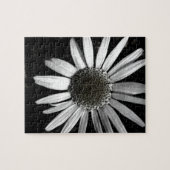 Jigsaw puzzel Daisy zwart-wit foto kunst (Horizontaal)