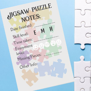 Jigsaw puzzel notities voor puzzelfanaat post-it® notes